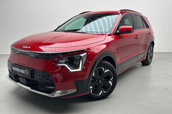 Rød Kia Niro EV fra 2025