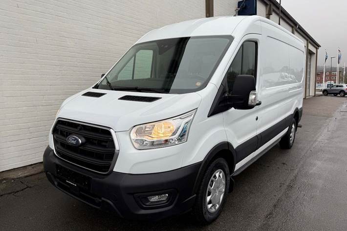 Hvid Ford Transit 350 L3 Van fra 2021
