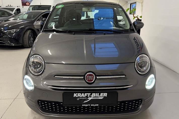 Grå Fiat 500 fra 2019