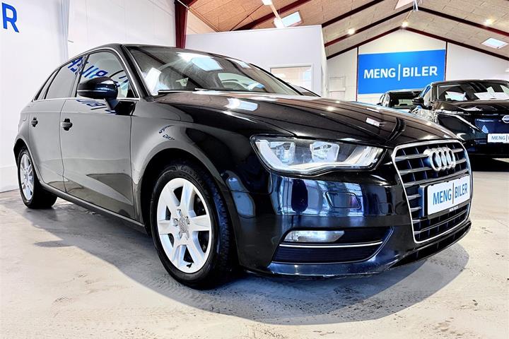 Sort Audi A3 fra 2014