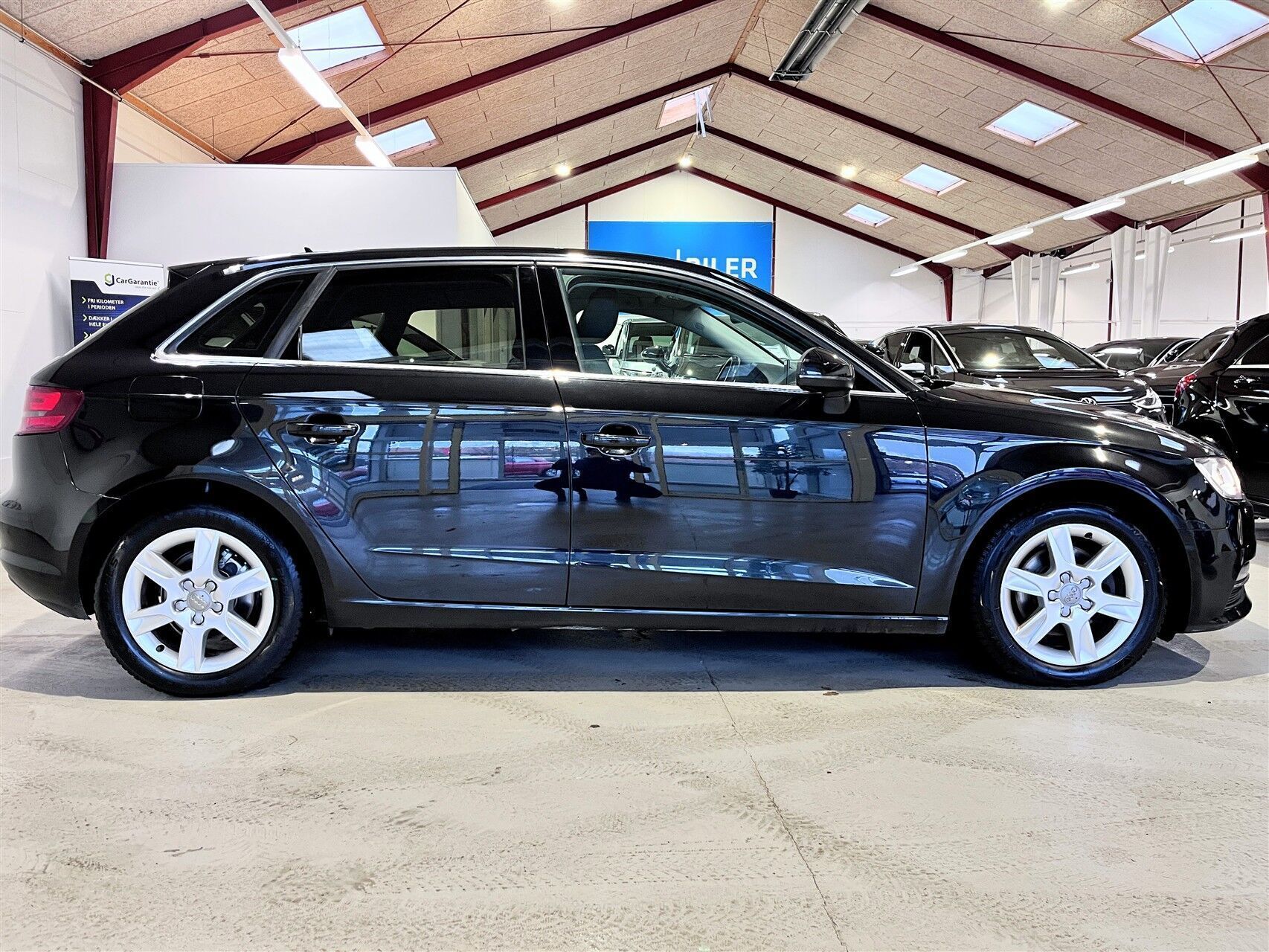 Sort Audi A3 fra 2014
