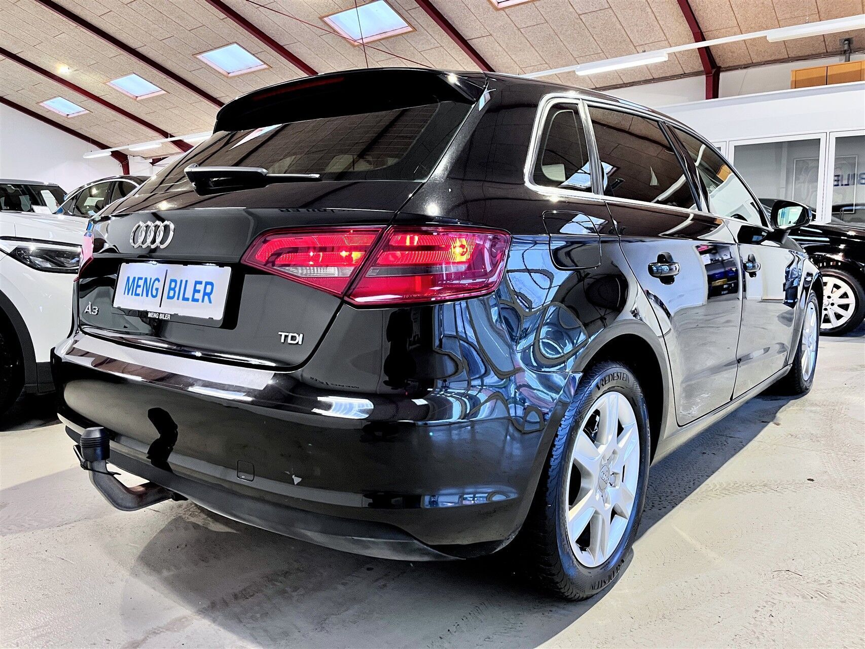 Sort Audi A3 fra 2014