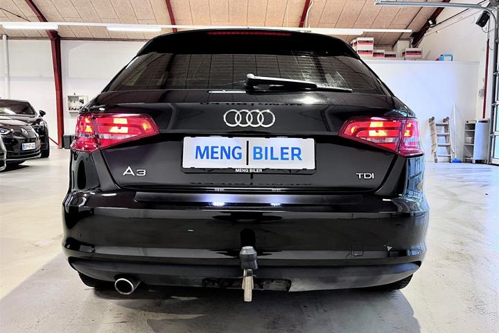 Sort Audi A3 fra 2014