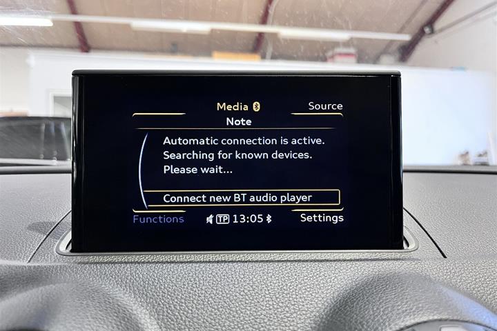 Sort Audi A3 fra 2014