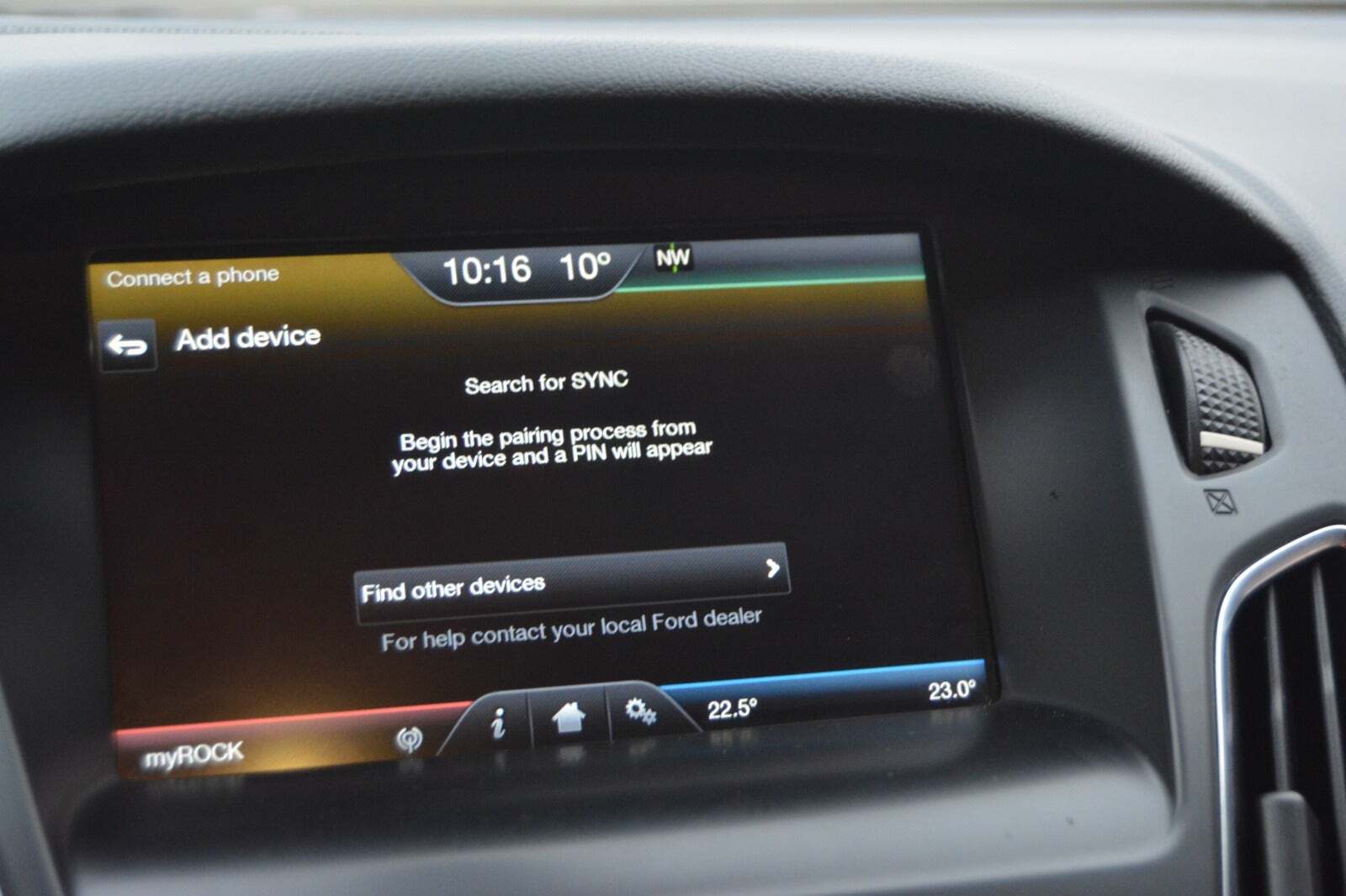 Grå Ford Focus fra 2016