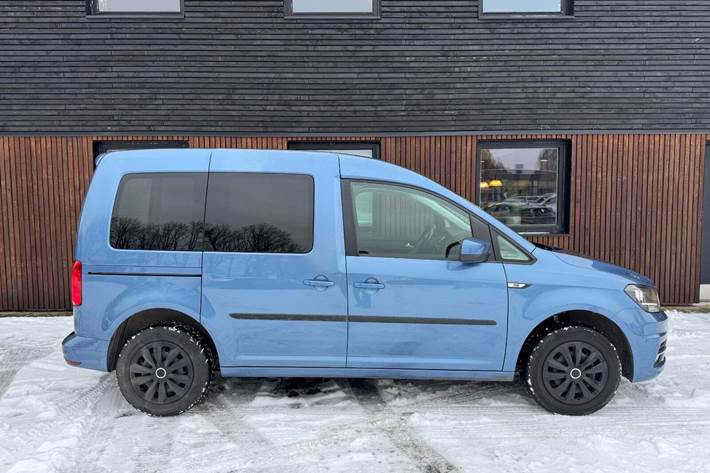 Blå VW Caddy fra 2016