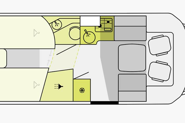 Hvid Etrusco T 7.3 SCF fra 2026 set udefra