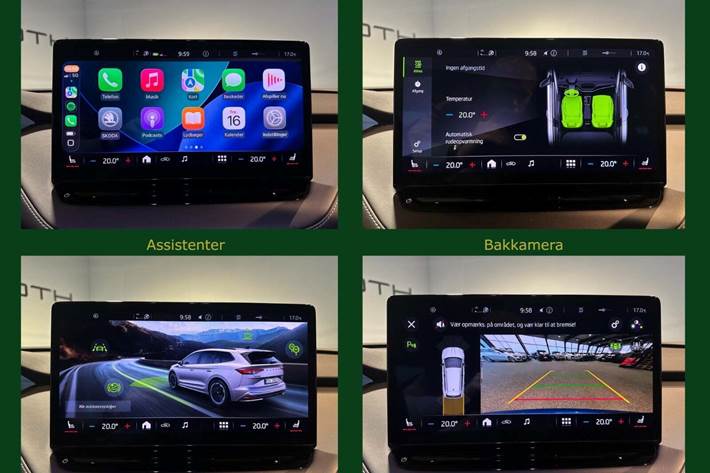 Blå Skoda Enyaq fra 2022