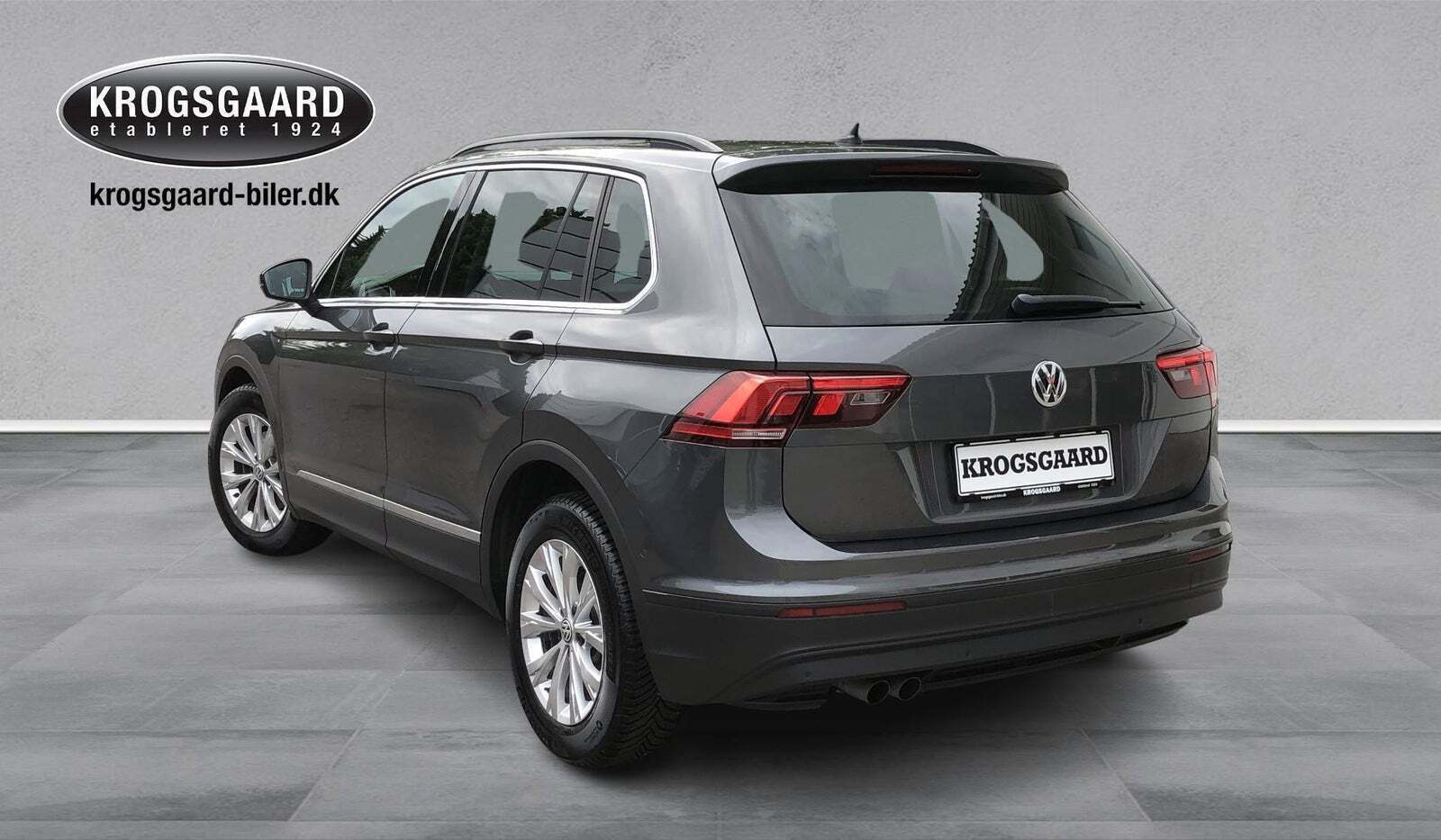 Grå VW Tiguan fra 2019