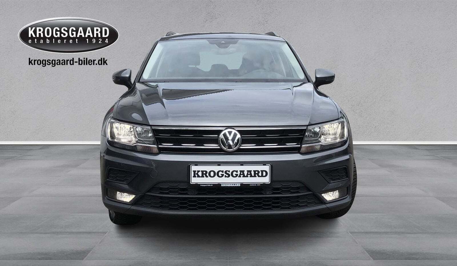 Grå VW Tiguan fra 2019
