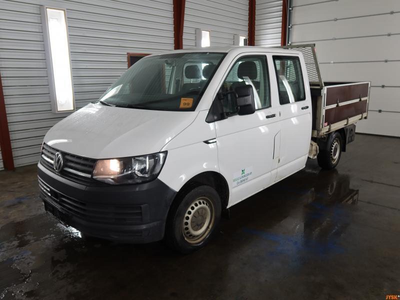 VW Transport R 2.0 TDI BMT 150hk DOBBELTKABINE MED BAGSÆDE MED DK Grundlad.