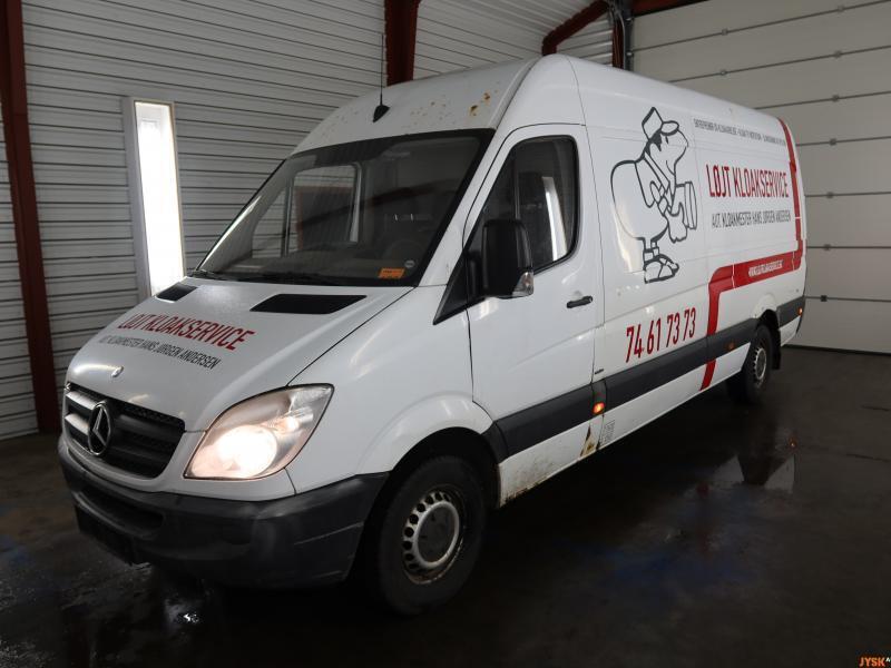Mercedes Spinter 319 CDI Kassevogn Lang.