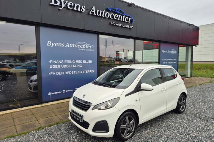 Hvid Peugeot 108 fra 2015