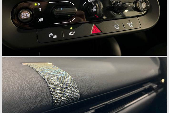 Sølv Mini Cooper E fra 2024