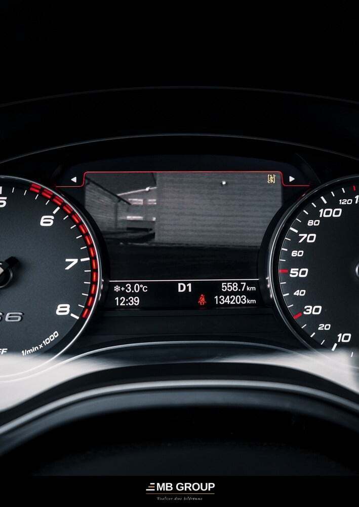 Gul Audi S6 fra 2017