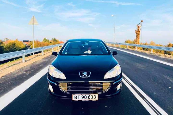 Sort Peugeot 407 fra 2008