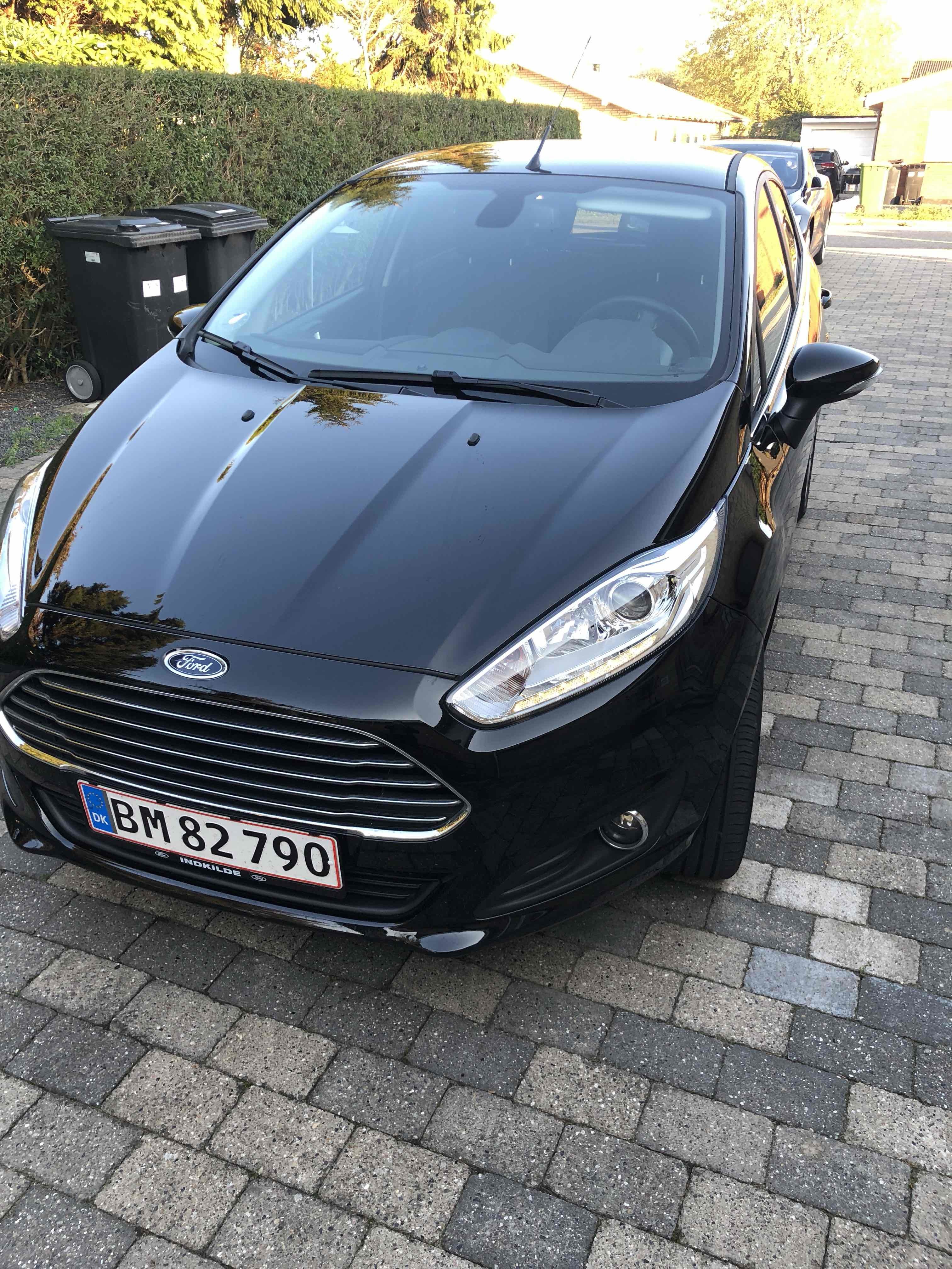 Sort Ford Fiesta fra 2016