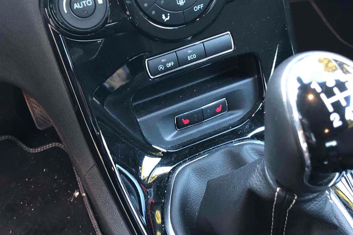 Sort Ford Fiesta fra 2016