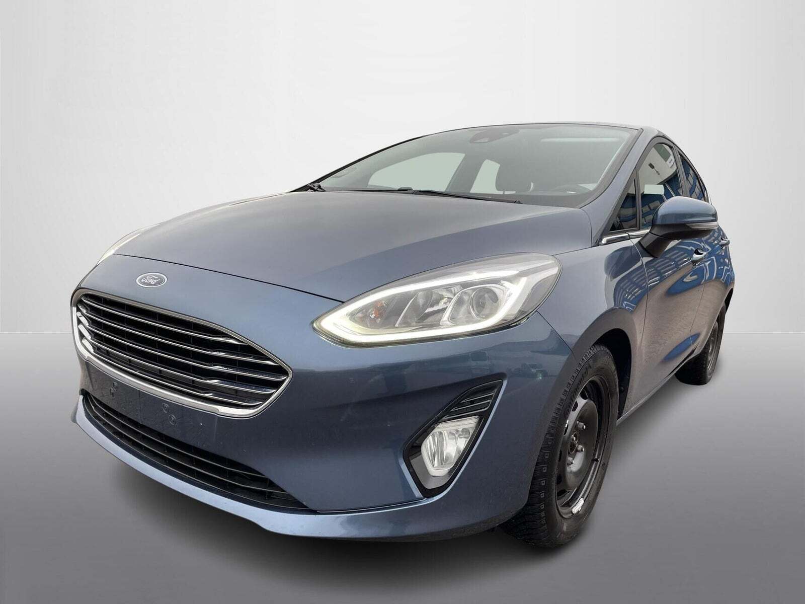 Blå Ford Fiesta fra 2020