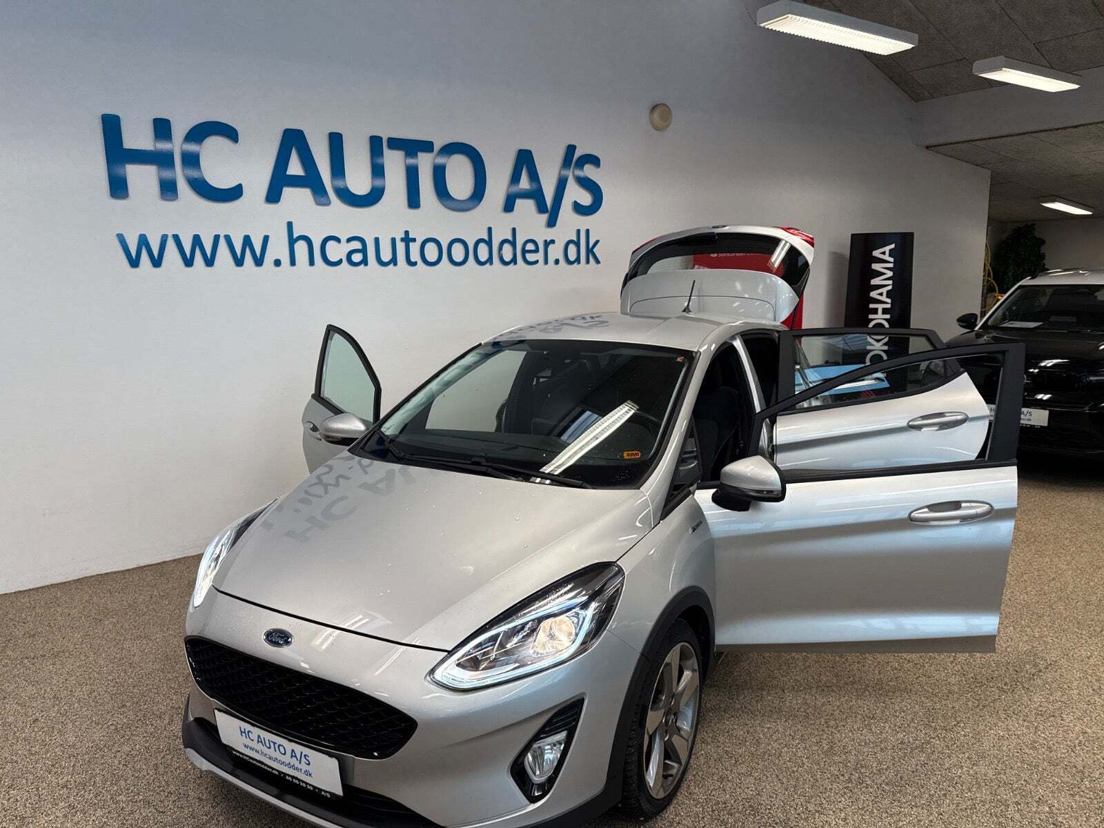 Sølv Ford Fiesta fra 2018