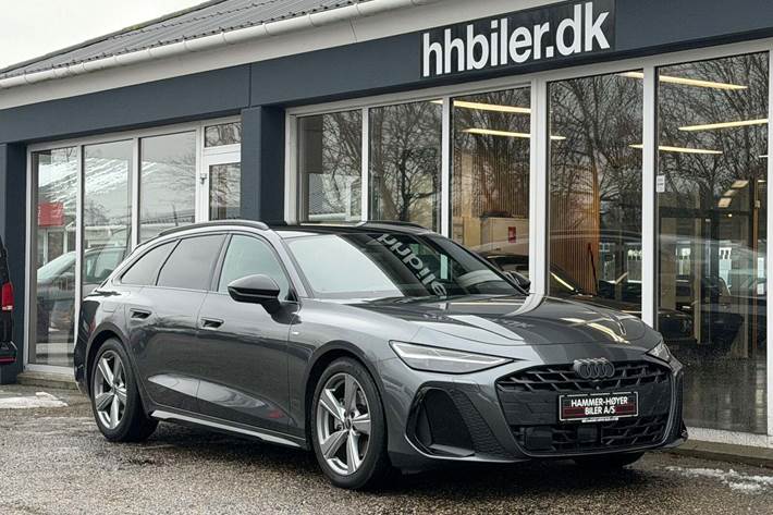 Grå Audi A6 fra 2026 set udefra