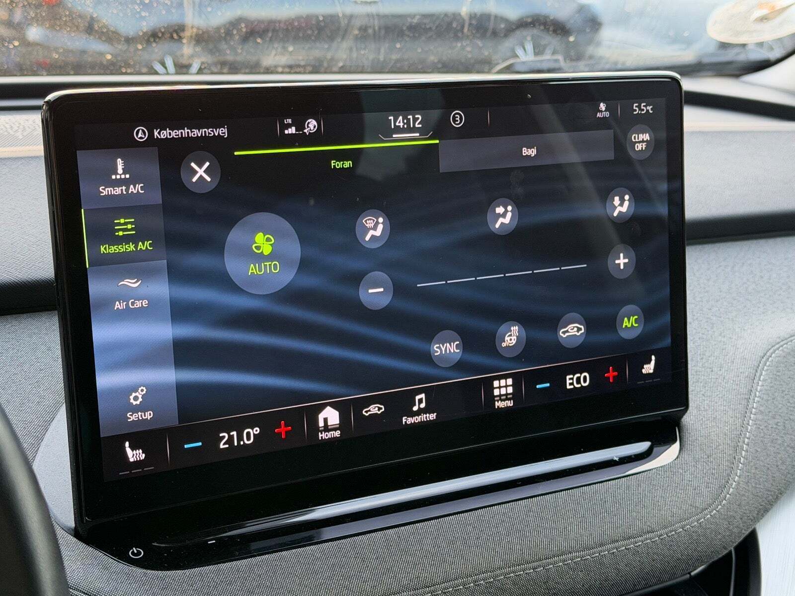 Sort Skoda Enyaq fra 2022