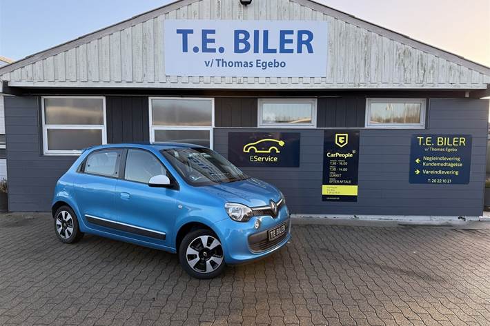 Blå Renault Twingo fra 2015