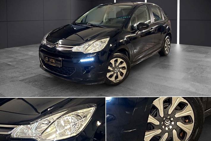 Sort Citroën C3 fra 2014 set udefra