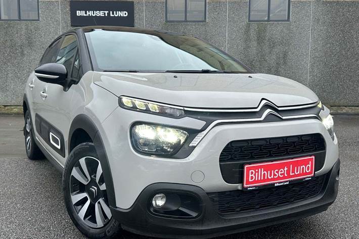 Beige Citroën C3 fra 2021 set udefra