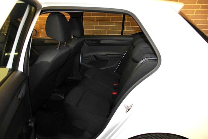 Hvid Skoda Fabia fra 2015