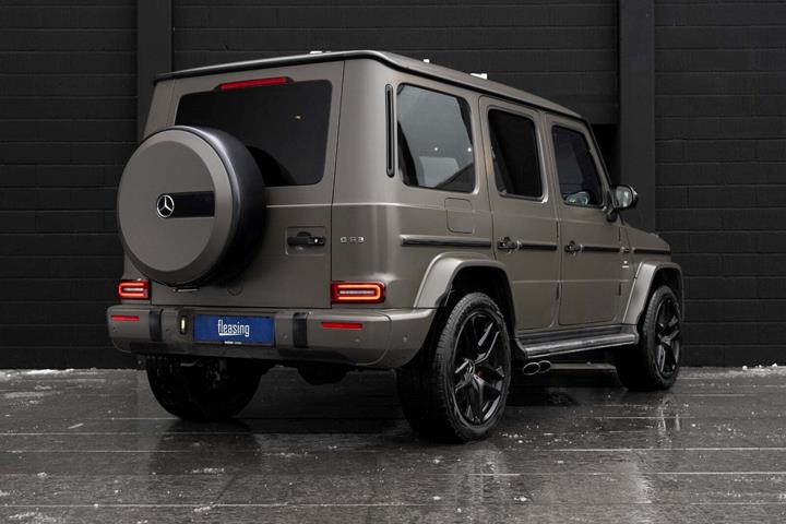 Grøn Mercedes G63 fra 2021