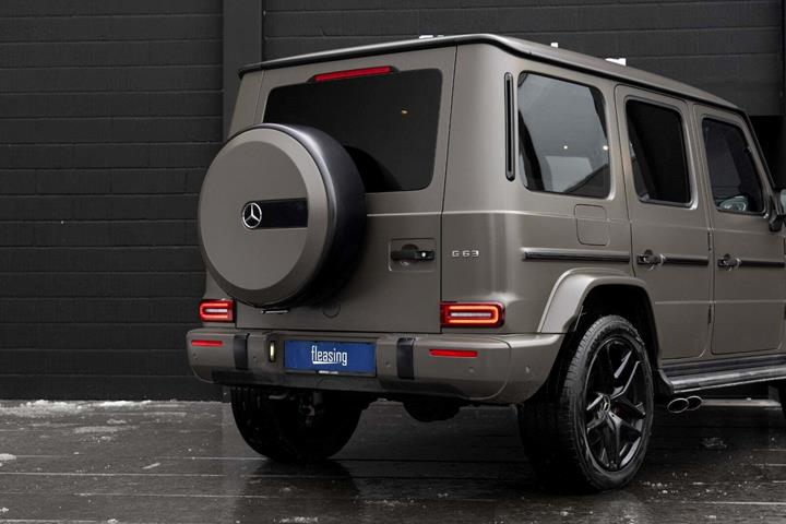 Grøn Mercedes G63 fra 2021