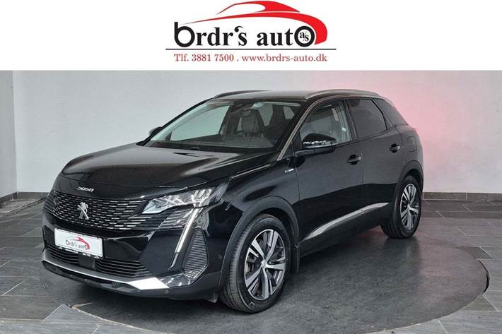 Sort Peugeot 3008 fra 2021 set udefra