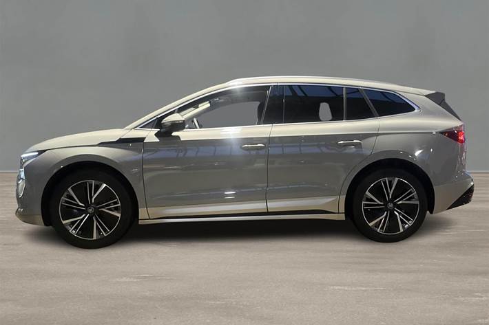 Grå Skoda Enyaq fra 2025