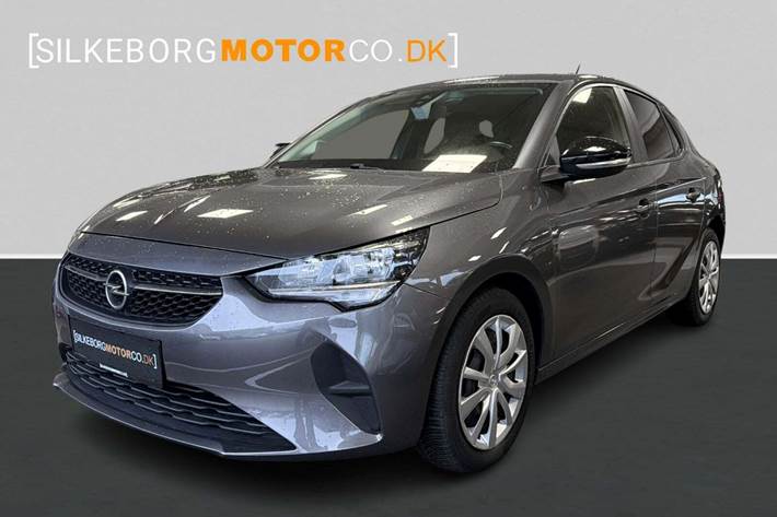 Grå Opel Corsa fra 2020 set udefra