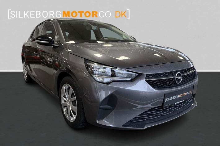 Grå Opel Corsa fra 2020