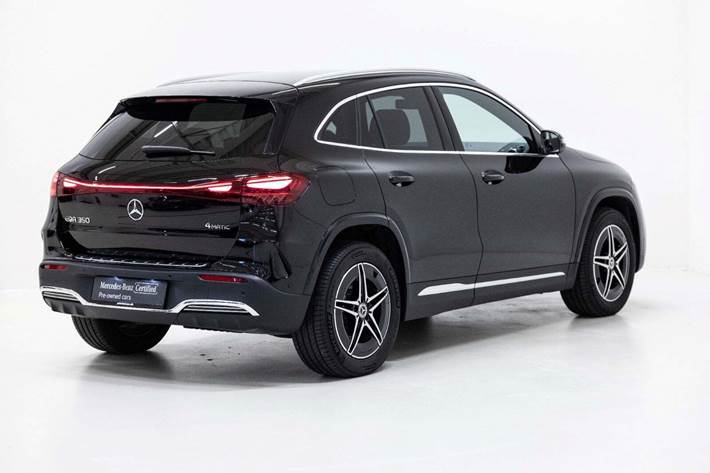 Sort Mercedes EQA350 fra 2025