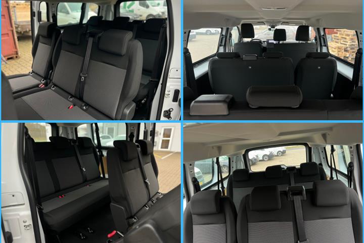Hvid Peugeot e-Traveller fra 2024