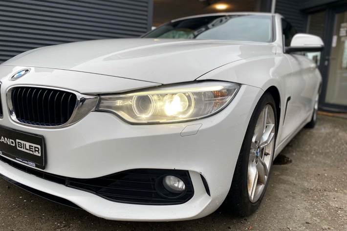 Hvid BMW 428i fra 2015 set udefra