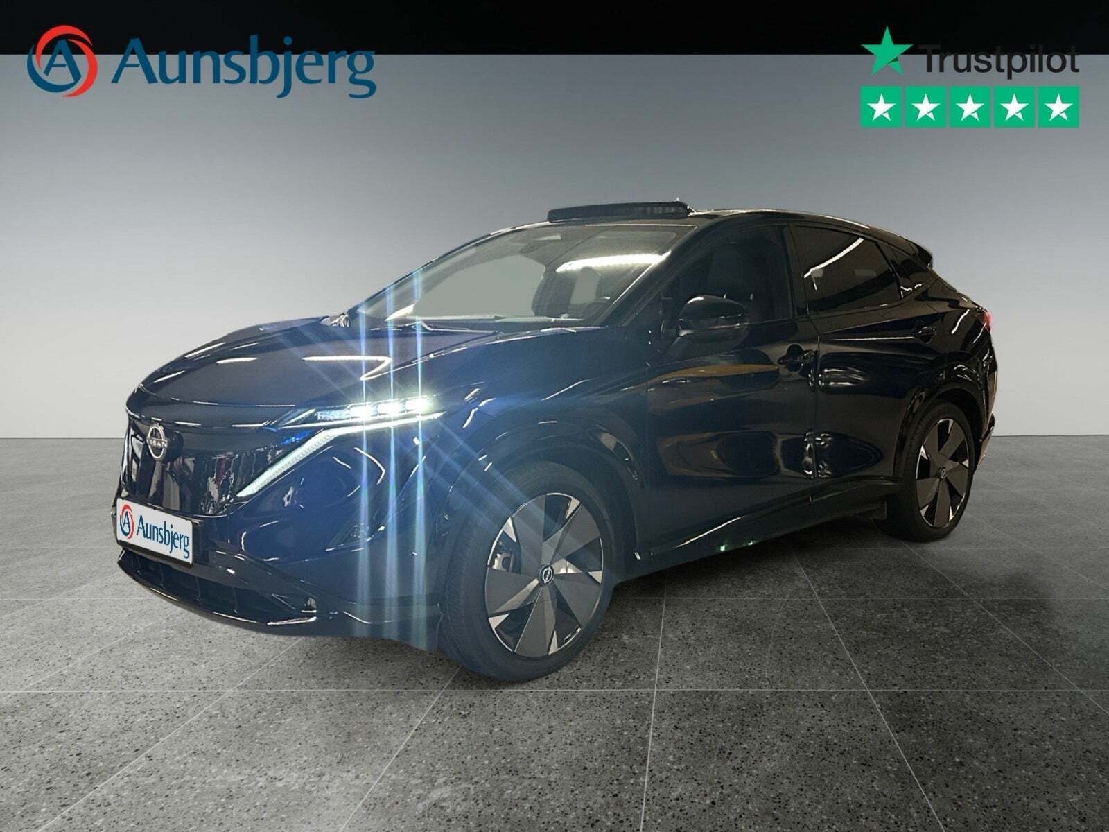 Blå Nissan Ariya fra 2024