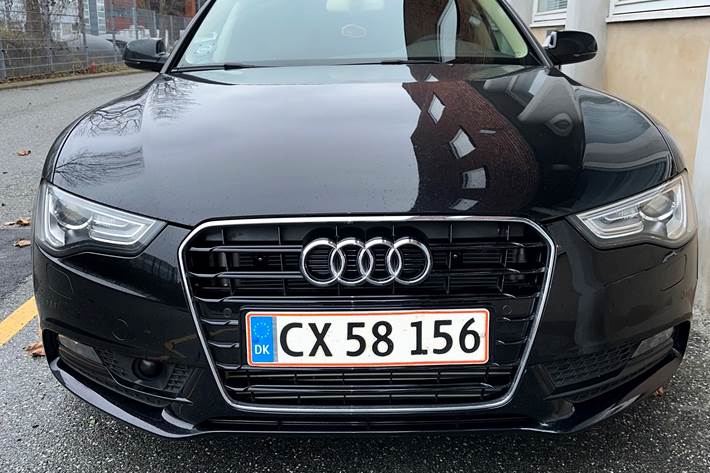Sort Audi A5 Sportback fra 2013
