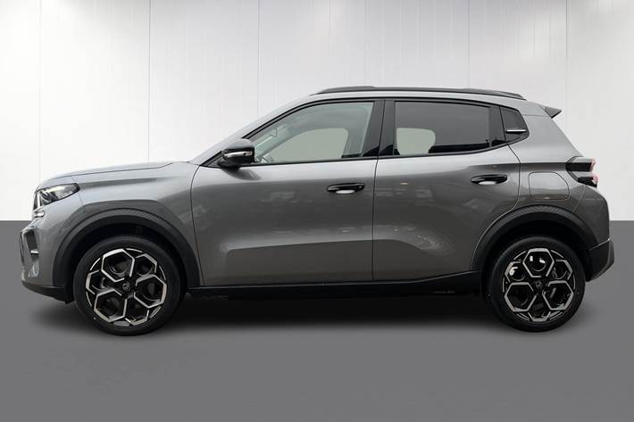 Grå Citroën ë-C3 fra 2025 set udefra