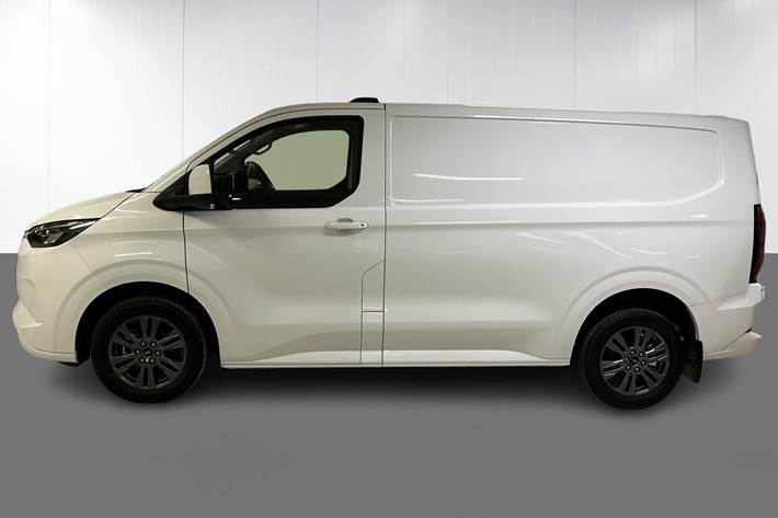 Hvid Ford E-Transit Custom fra 2025