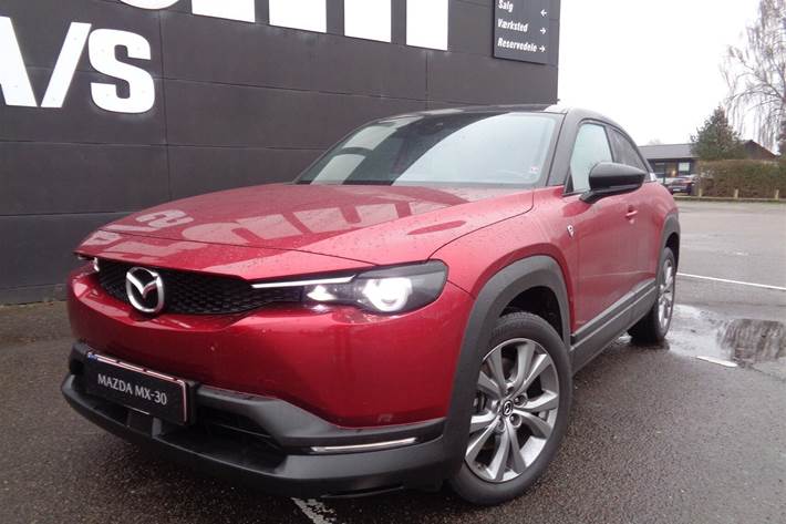 Sort Mazda MX-30 fra 2024 set udefra