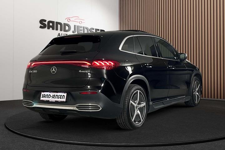 Sort Mercedes EQE350 SUV fra 2023