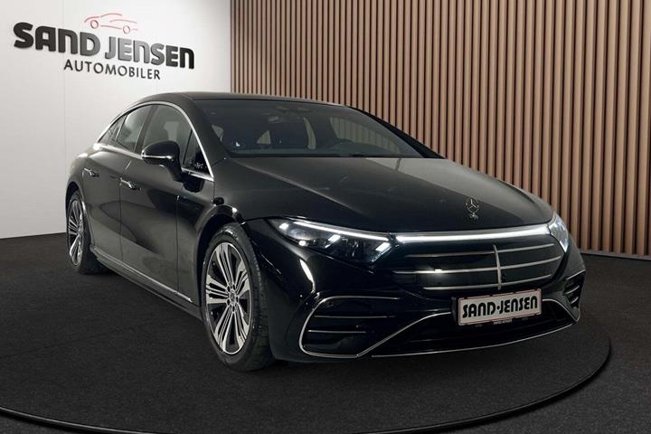 Sort Mercedes EQS450+ fra 2025