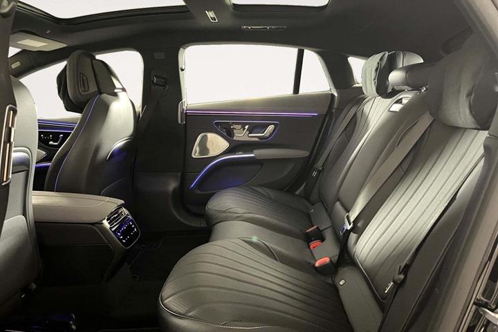 Sort Mercedes EQS450+ fra 2025