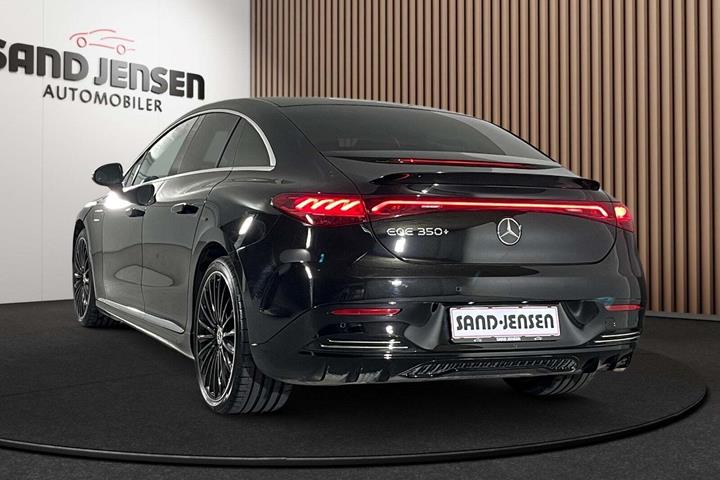 Sort Mercedes EQE350+ fra 2025