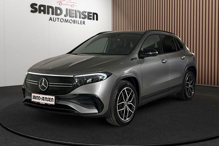 Grå Mercedes EQA250 fra 2021 set udefra