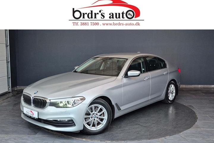 Sølv BMW 520i fra 2019
